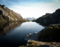 Lake Oberon in Tasmania's Western Arthurs Range.