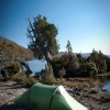 Camp at Lake Meston near The Walls of Jerusalem National Park.