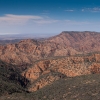 Cleft Peak and Fern Chasm. There are no real foot tracks on the range itself. Just a choice between walking the gorges or the ridges between them.