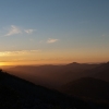 Sunset near Bluff Hut.