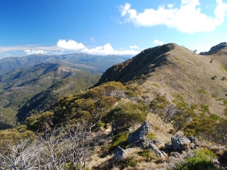 Alpine Track over the range